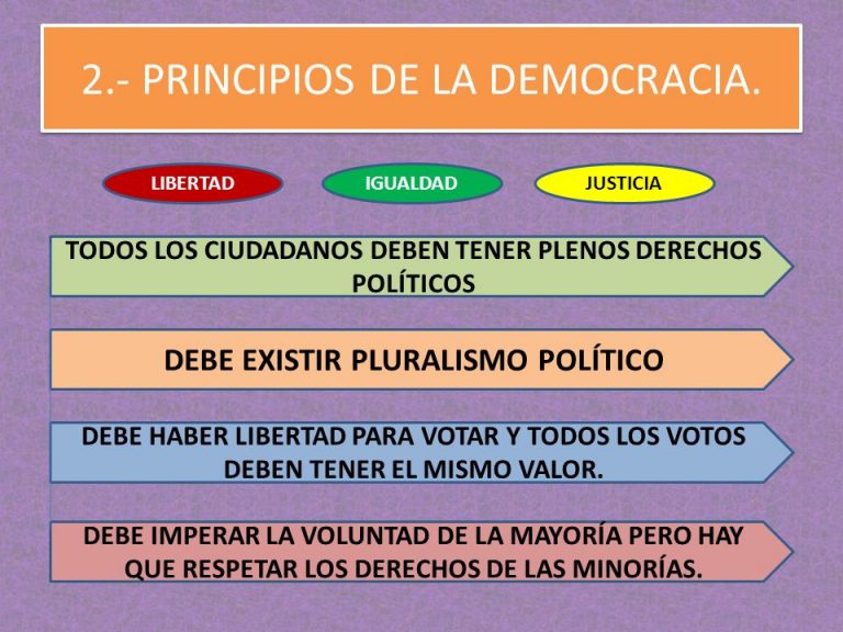 Cuales Son Los Principios De La Democracia - Diario Melilla