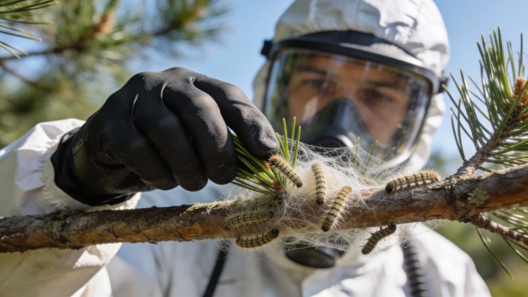 El aumento prematuro de temperaturas en España acelera la necesidad del servicio de eliminación de procesionaria en zonas urbanas y residenciales